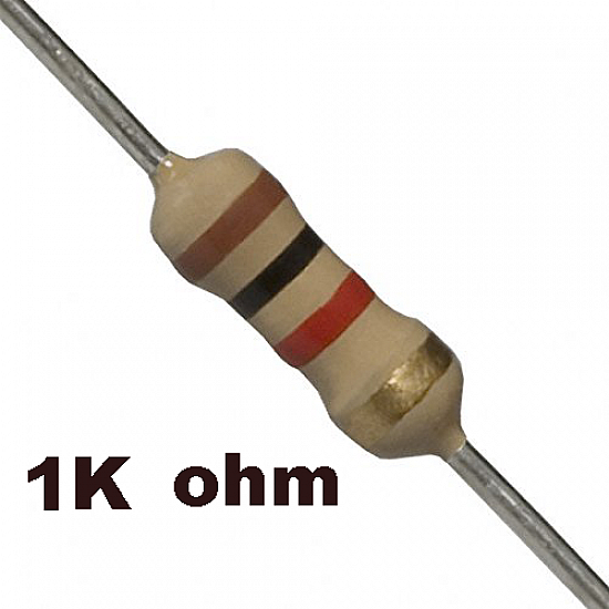 1k ohm resistor